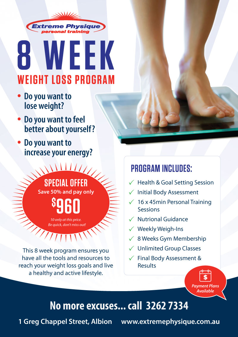 8 week weight loss plan